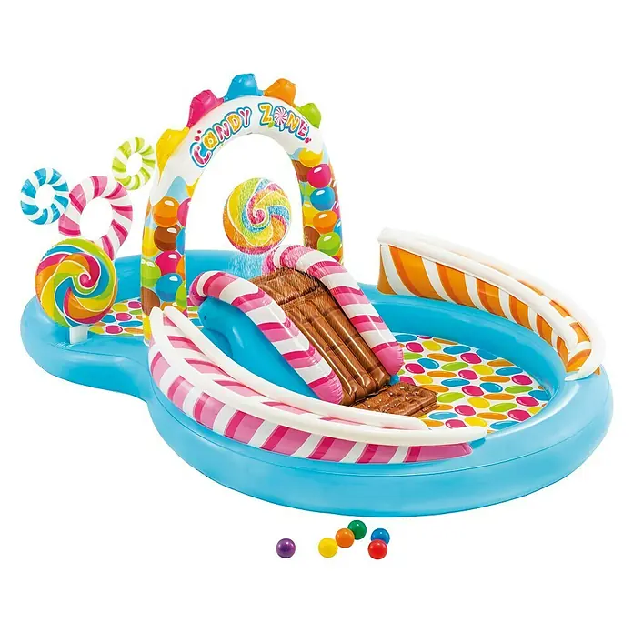 Intex Planschbecken Candy Zone Play Center - L x B x H: 295 x 191 x 130 cm, Mehrfarbig - Rechte Seitenansicht