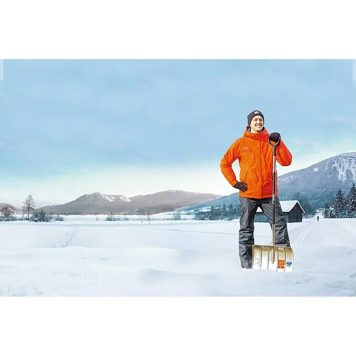 Freund Victoria Aluline Schneeschieber - Breite: 50 cm, Material Gerätekopf: Aluminium - Anwendungsbeispiel