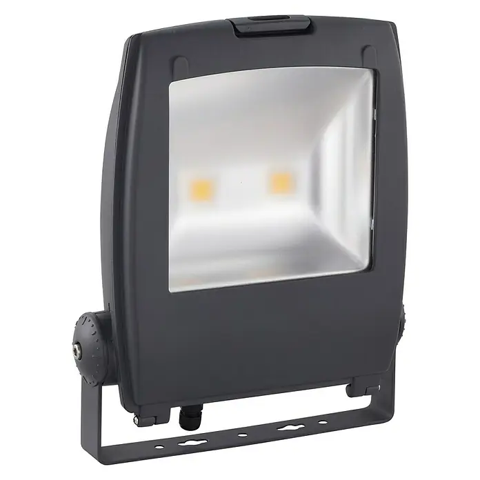 Eglo LED-Außenstrahler Gambettola Pro - 41,5 x 16,2 x 42,2 cm, 90 W, Anthrazit, IP65 - Vorderansicht