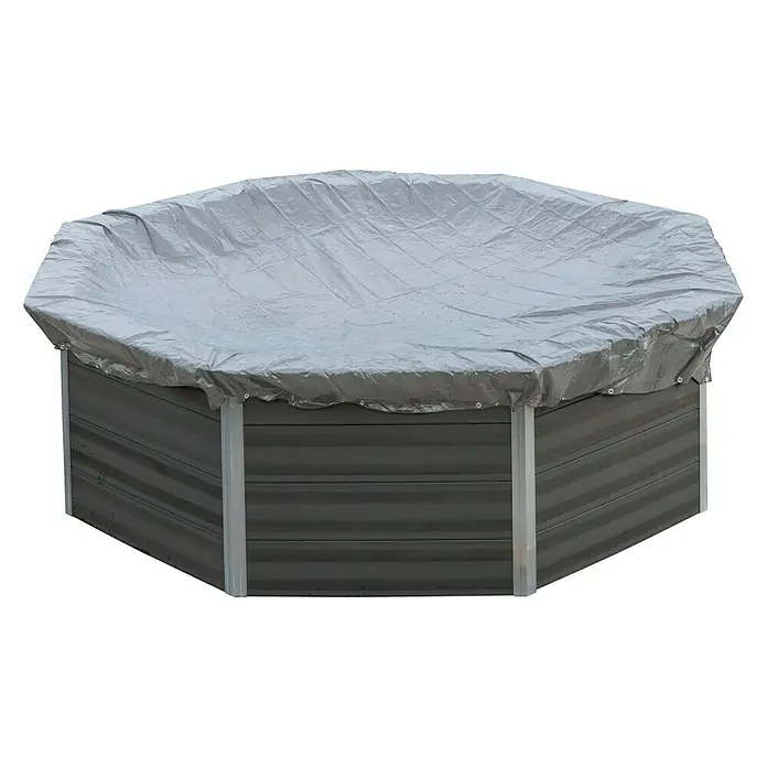 Gre Pool-Abdeckplane Winter - 580 g/m², Durchmesser: 440 cm, PVC - Ansicht von oben