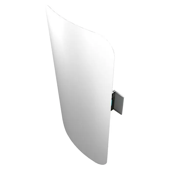 ClimaStar Speichersteinheizung Curve Standard - 1.500 W, L x B x H: 46 x 14 x 90 cm, Weiß - Linke Seitenansicht