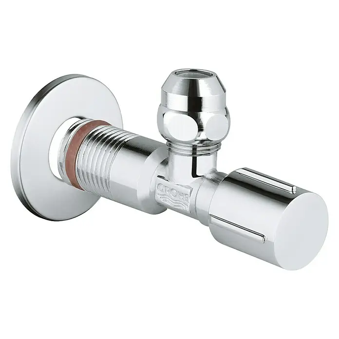 Grohe Eckventil - ½″ x ⅜″, 1 Stk., Selbstdichtendes Anschlussgewinde - Rechte Seitenansicht