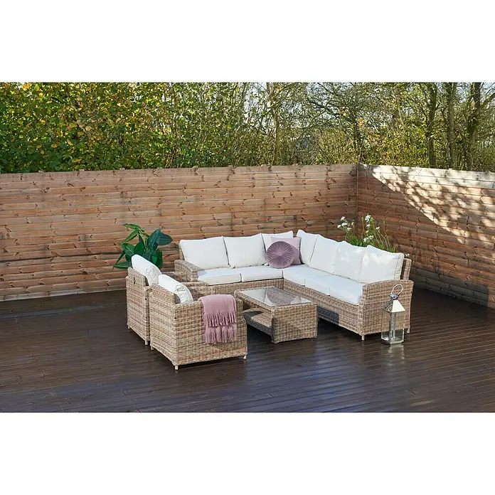 Sillón de conjunto Gotland - Ancho: 80 cm, Material superior: Ratán sintético