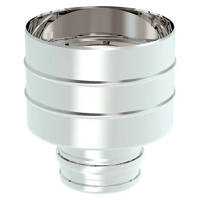 Sombrerete antiretorno cerco - Diámetro: 80 mm, Acero inoxidable