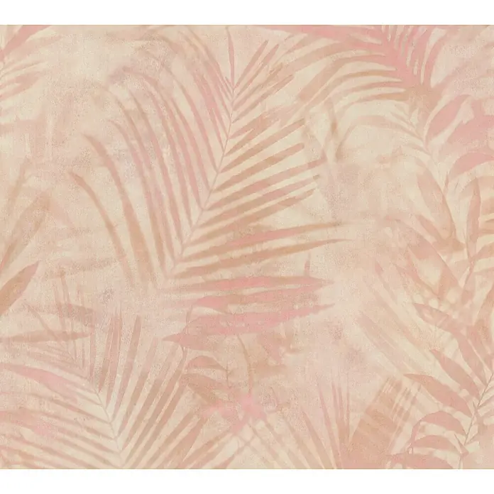 AS Creation Neue Bude 2.0 ED II Vliestapete Palme - Rosa, Floral, 10,05 x 0,53 m - Detailaufnahme