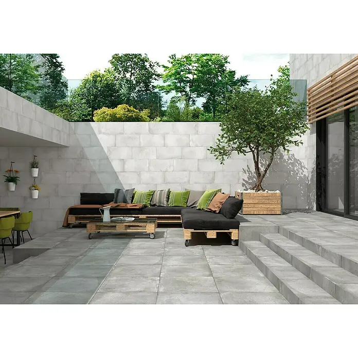 Pavimento porcelánico Kaster - 30 x 60 cm, Gris