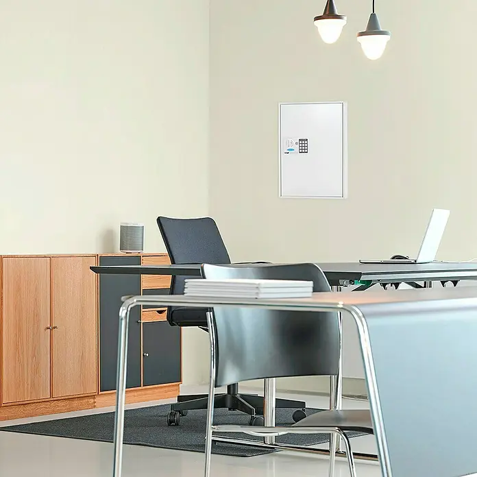 Rottner Schlüsselkasten S 50 - Geeignet für: 50 Schlüssel, L x B x H: 8 x 38 x 55 cm, Elektronisches Zahlenschloss