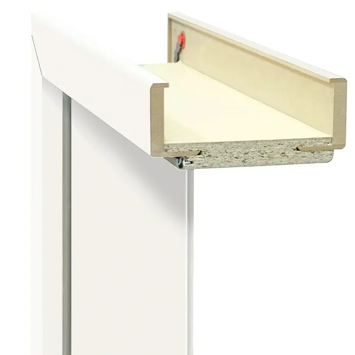 Türzarge Monari - 735 x 1.985 mm, Wandstärke: 95 mm, DIN Anschlag: Links, Uni Weiß