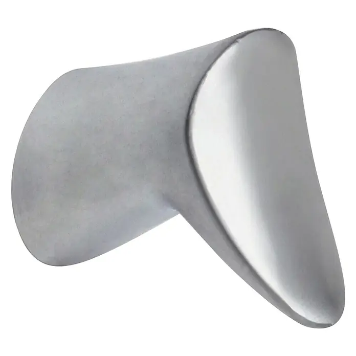Rei Set de pomos para muebles - 4 pzs., Ø x Al: 14 x 23 mm, Aluminio
