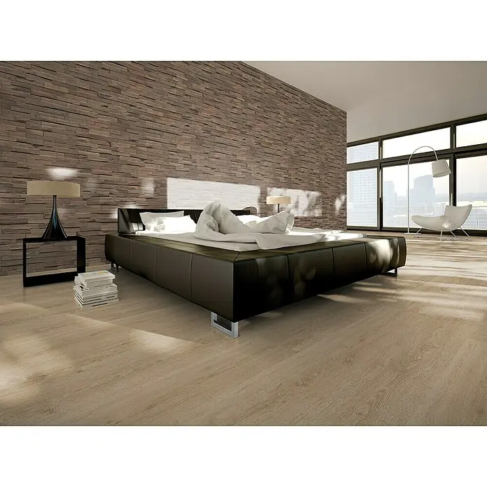 Indo Houten paneel Indo 3D Wall Driftwood Mindanao - Hevea, 560 x 200 x 10 mm, 9 panelen - Sfeeropname