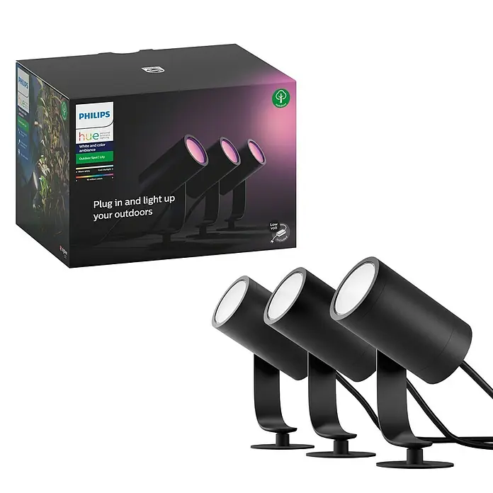Philips Hue Pack bombillas LED Lily - 8 W, Color de luz: Blanco neutro, Intensidad regulable