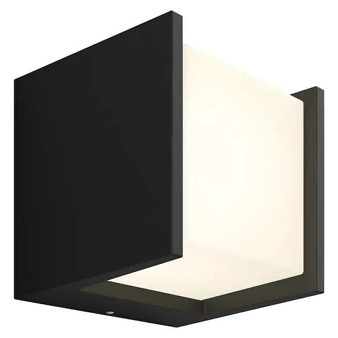 Philips Hue Aplique exterior LED Fuzo cuadrado - 15 W, 14 x 12,7 x 13 cm, IP44