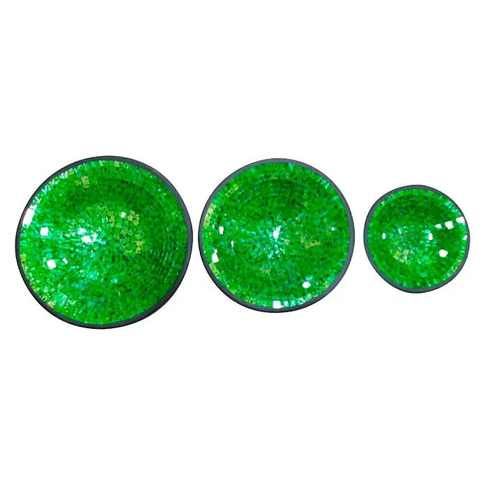 Cuenco set 3  Verde - Ø x Al: 20 x 10 cm, Verde