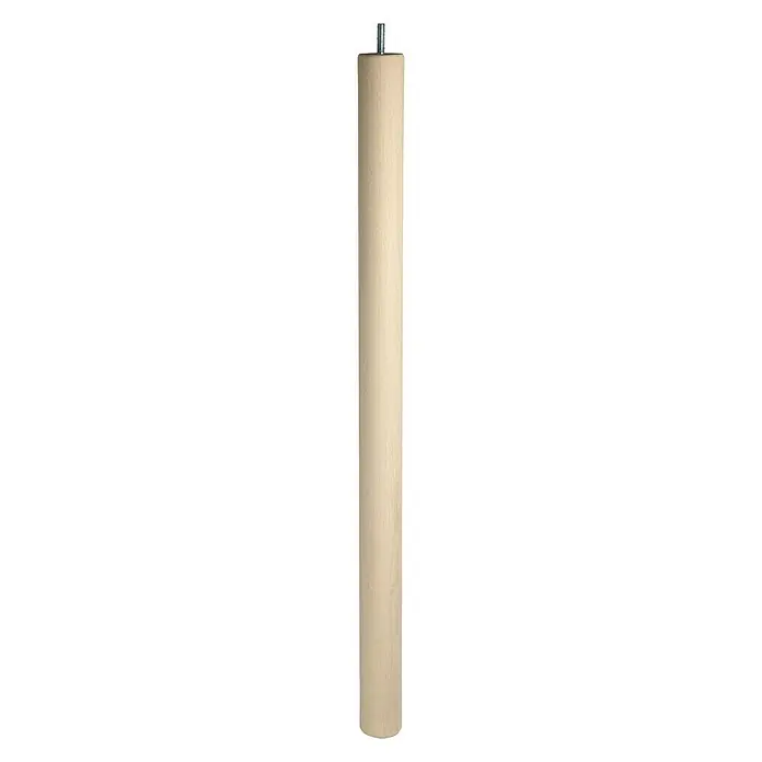 Pata para muebles 2-931.250.90 - Ø x L: 47 mm x 25 cm, Haya