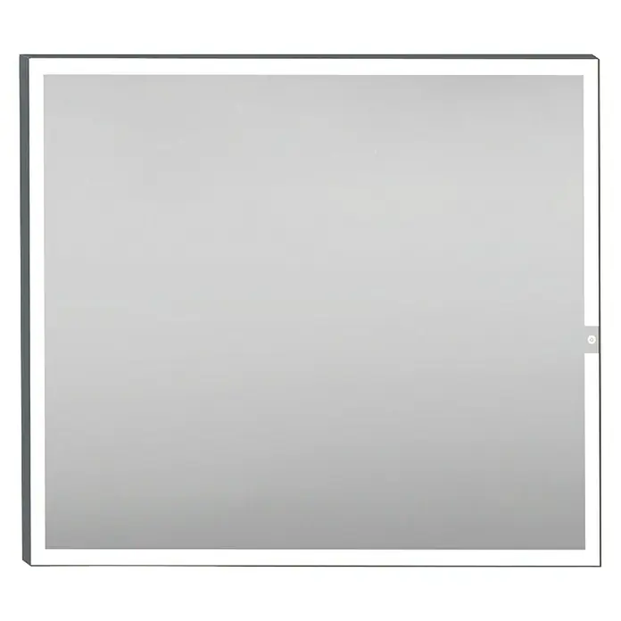 Camargue Espejo con luz LED Eyra Black - An x Al: 100 x 80 cm