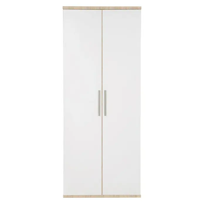 Phönix Chicago Regal - L x B x H: 40 x 80 x 196 cm, Weiß/Eiche Sand, Traglast: 5 kg/Boden - Anwendungsbeispiel
