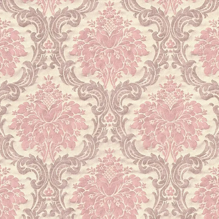 AS Creation Vliestapete Paradise Garden - Altrosa, Ornament, 10,05 x 0,53 m - Detailaufnahme