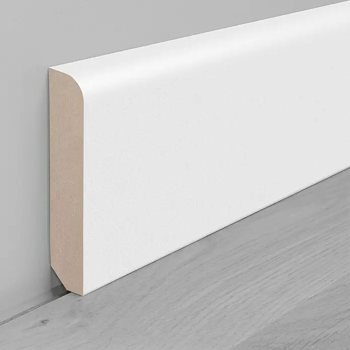Zócalo Blanco - 2,6 m x 16 mm x 80 mm