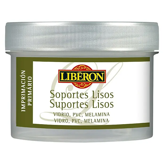 Libéron Imprimación soportes lisos - Incoloro, 250 ml, Mate