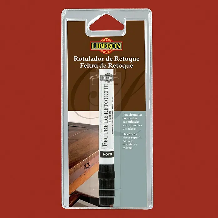 Libéron Rotulador de reparación - Caoba claro, 10 ml, Madera