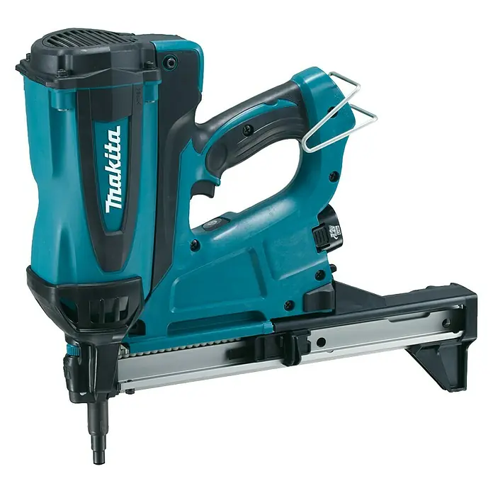 Makita Akku-Gasnagler GN420CLSE - 7,2 V, 2 Akkus, Länge Nagel: 15 mm - 40 mm - Vorderansicht