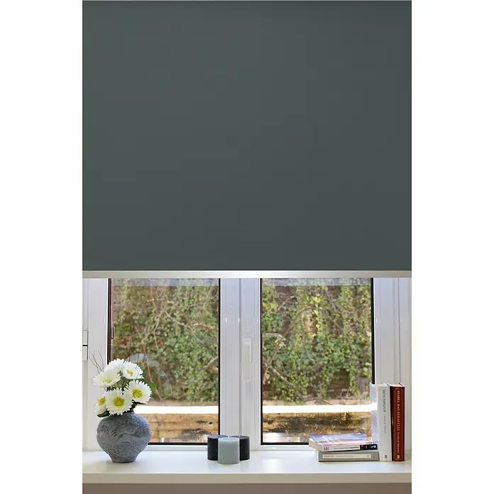 Estor enrollable opaco Alfama - An x Al: 90 x 225 cm, Gris