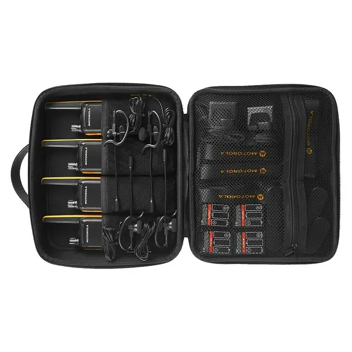 Motorola Solutions Walkie Talkie Talkabout T82 Quad - Reichweite ca.: 10 km, Anzahl Kanäle: 16 Stk. - Ansicht von oben
