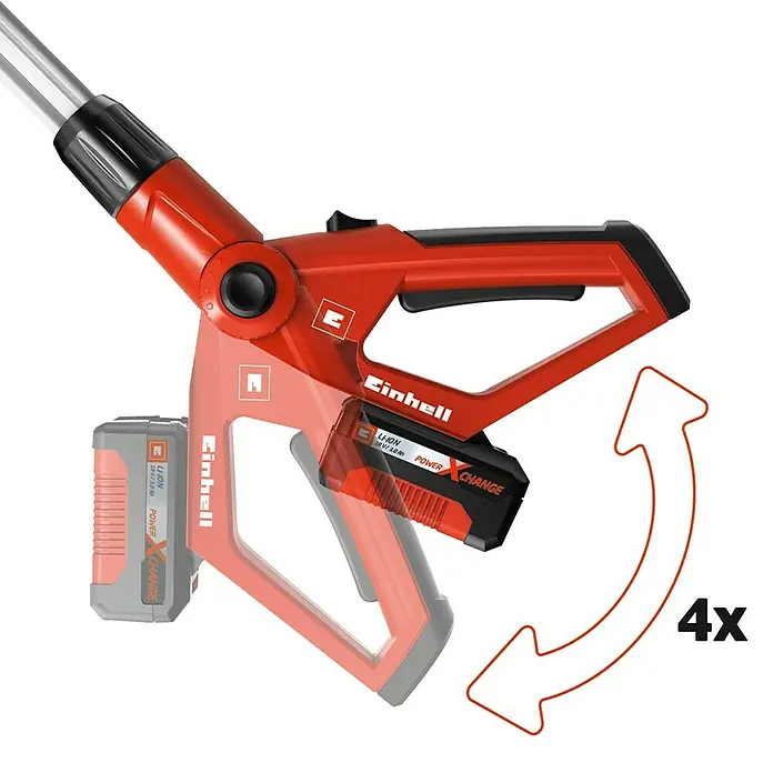 Einhell Power X-Change Akku-Multifunktionswerkzeug GE-HC 18 Li T Kit - 18 V, Li-Ionen, 3 Ah, 1 Akku, Schnittlänge: 40 cm - Detailaufnahme