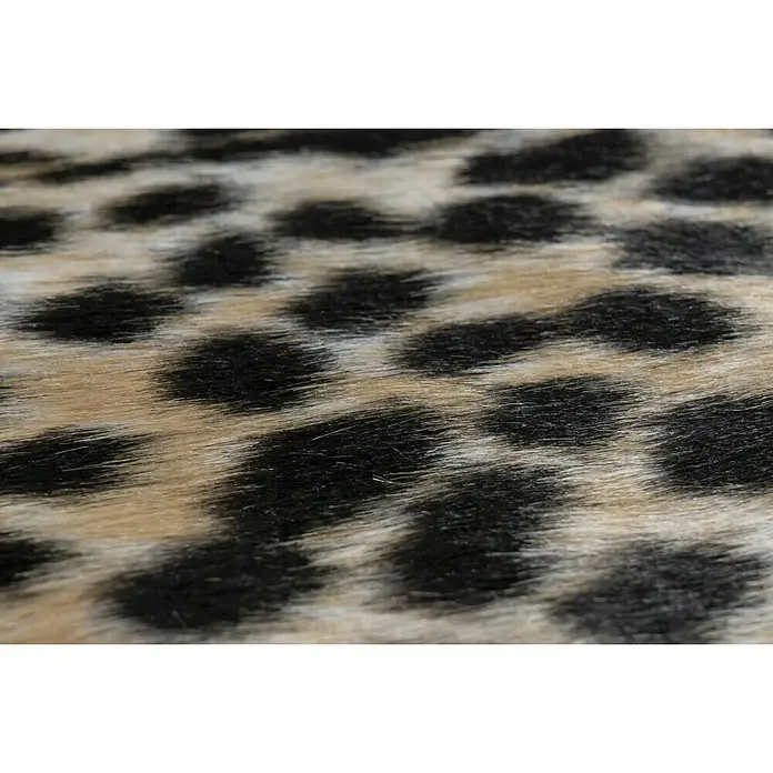 Deko-Kunstfell Rodeo - Gepard, Beige/Schwarz, 200 x 150 cm, 100 % Polyester - Detailaufnahme