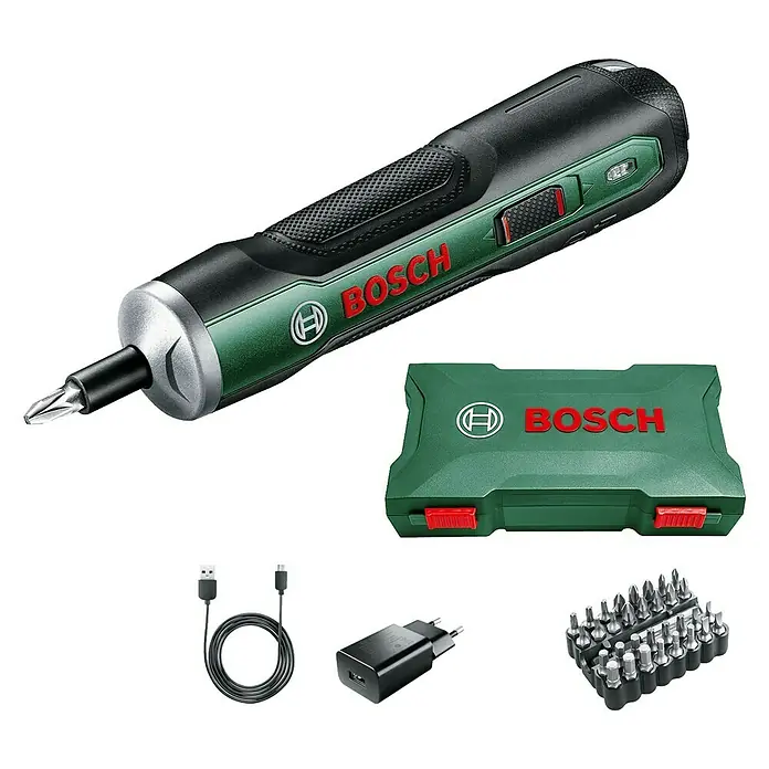 Bosch Akkuschrauber PushDrive - 3,6 V, 0 U/min - 360 U/min - Vorderansicht