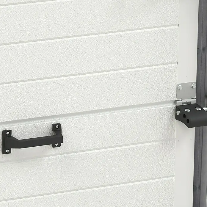 Solid Elements Garagentor Solid Pro - B x H: 2.500 x 2.125 mm, Verkehrsweiß, Glatt - Detailaufnahme