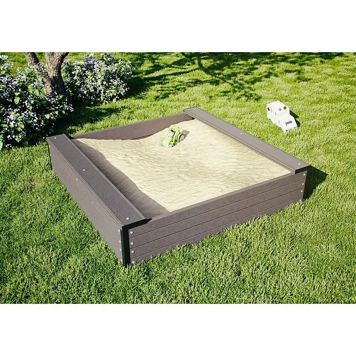 Kiehnholz Sandkasten - 120 x 120 cm, BPC - Stimmungsaufnahme