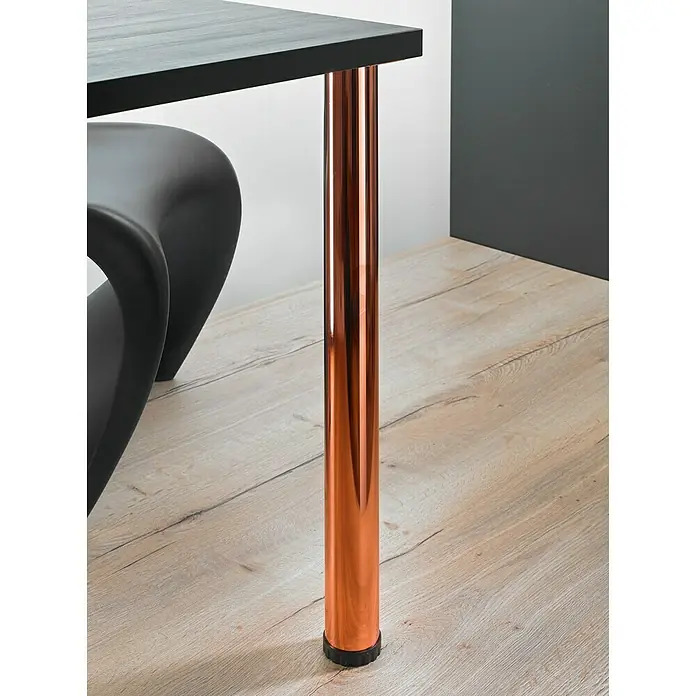 Hettich Tischbein Zela - Ø x L: 60 x 700 mm, Kupfer