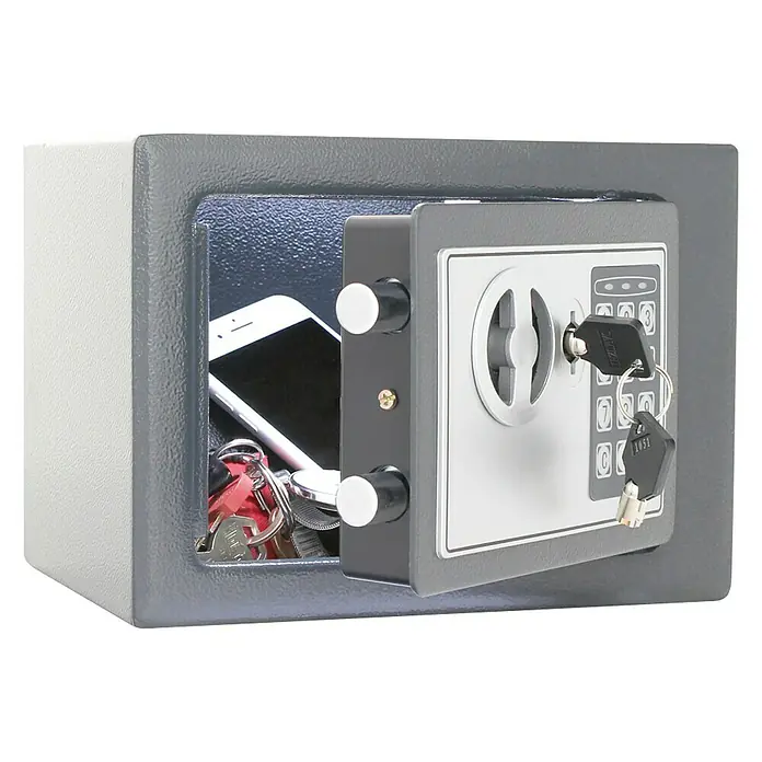 Rottner Möbeltresor Homestar - Elektronisches Zahlenschloss, L x B x H: 17 x 23 x 17 cm, Anthrazit