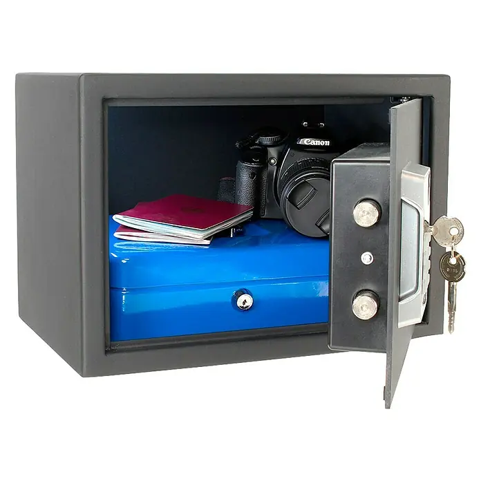 Rottner Hoteltresor Neptun - 25 x 35 x 25 cm, Elektronisches Zahlenschloss, 16,5 l