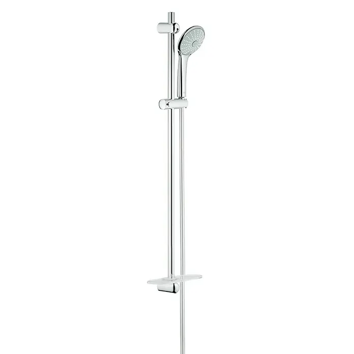 Grohe Euphoria Brausegarnitur 110 - Lochabstand: 77 cm - 92 cm, Art Strahl: Rainstrahl, Massagestrahl, SmartRain, Chrom - Vorderansicht