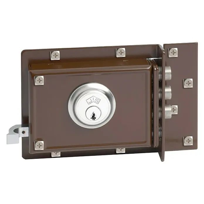JiS Cerradura con cerrojo 231 I - Tipo de cerradura: Cerradura de bombín, DIN-Izquierda, Puerta exterior