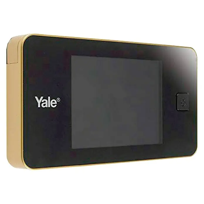 Yale Mirilla digital dorado - Pantalla a color TFT