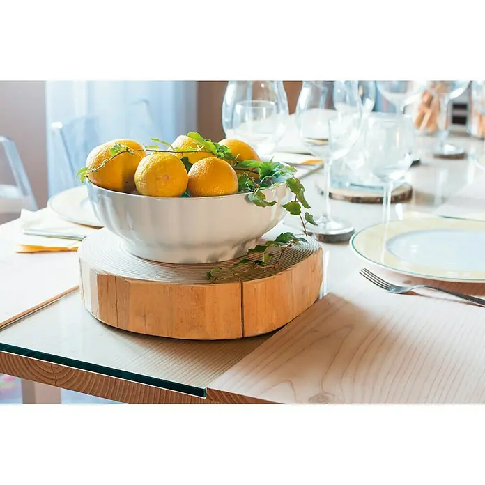 Disco de tronco de madera Maxi - Castaño, Sin tratar, Diámetro: 30 cm - 35 cm