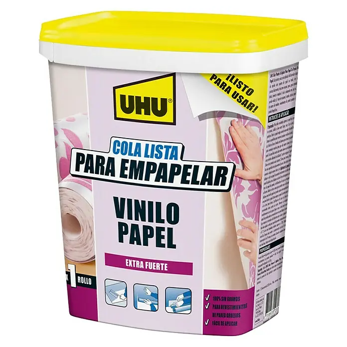 UHU Cola de empapelado Vinilo y papel - 1 kg