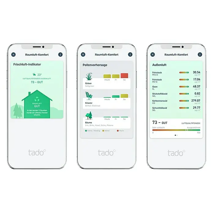 Tado Smartes Thermostat-Set V3+ (Verkabelt) - Internet Bridge, Smarte Steuerung: Tado App