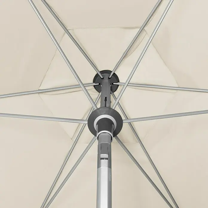 Doppler Expert Kurbelschirm Auto Tilt - Natur, Durchmesser: 320 cm - Detailaufnahme