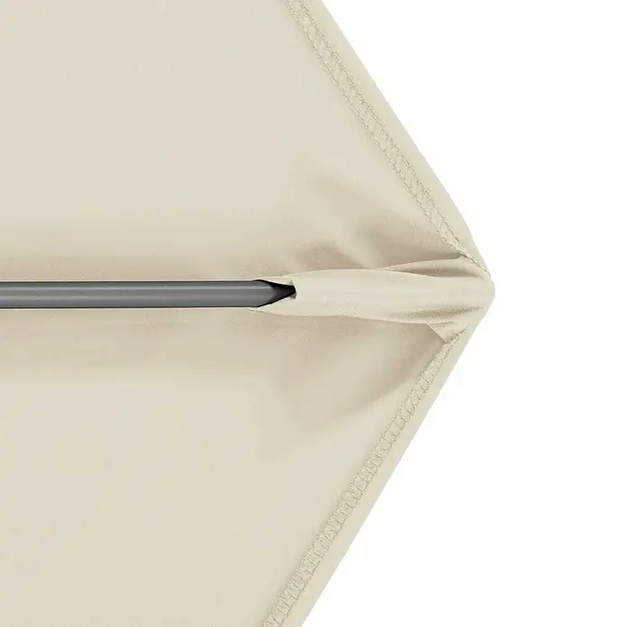 Doppler Expert Kurbelschirm Auto Tilt - Natur, Durchmesser: 320 cm - Detailaufnahme