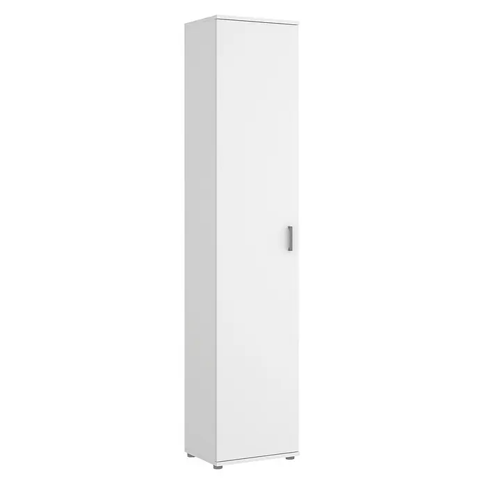 Armario multiuso Fit - L x An x Al: 35 x 39 x 190 cm, Número de baldas: 4 ud., Blanco