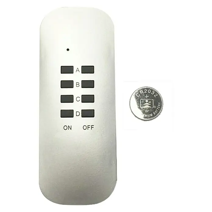 Voltomat Funksteckdosen-Set 3+1 - Silber, 1.000 W - Vorderansicht