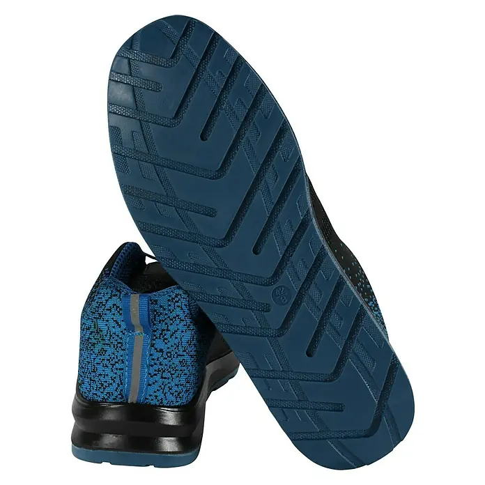 Sicherheitshalbschuh Blue Star - Schwarz/Blau, 43, S1