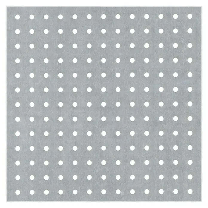 Chapa perforada de círculos - 1.000 x 120 mm, Espesor: 1,5 mm, Aluminio