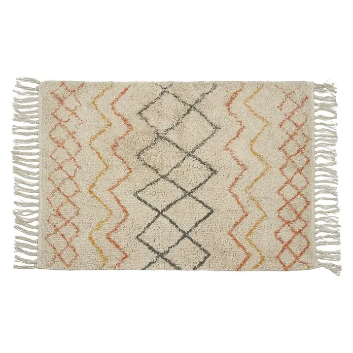 Alfombra Asaro - Natural, 180 x 120 cm, 100% algodón
