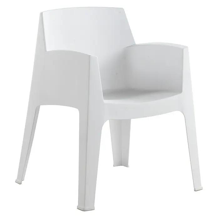 Silla de jardín Master - An x Pr x Al: 60 x 67 x 82 cm, Blanco