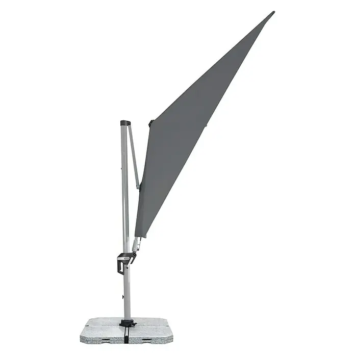 Doppler Active Pendelschirm - Anthrazit, 350 x 260 cm - Vorderansicht